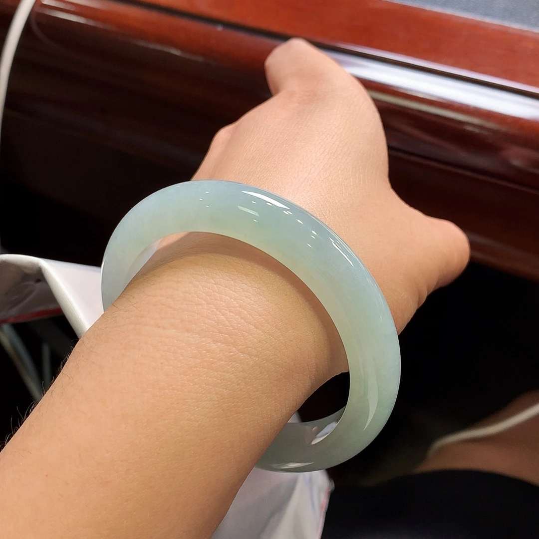 未镶嵌手镯翡翠冰晴底正圈