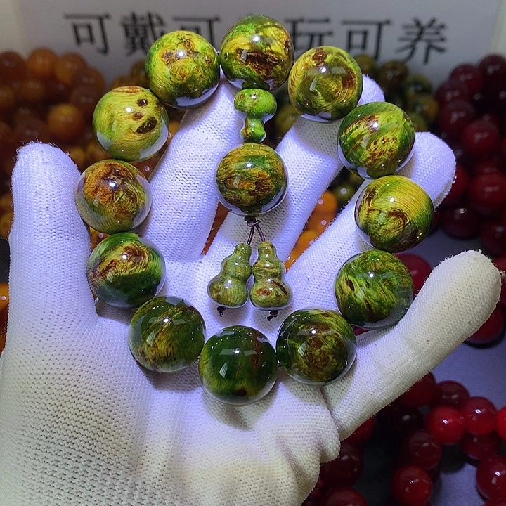 手串/手链松木（琥珀木）2.0 水墨丹青高货