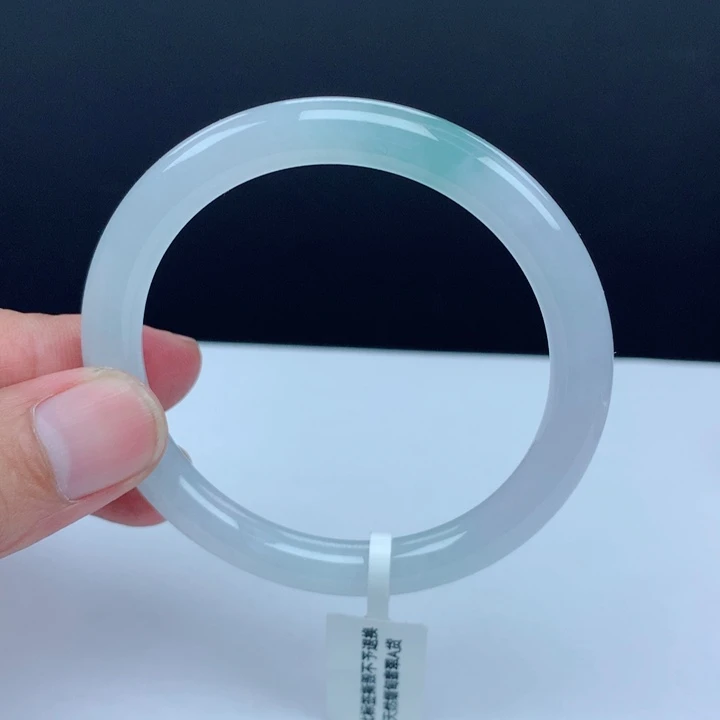 翡翠手镯未镶嵌55美人条