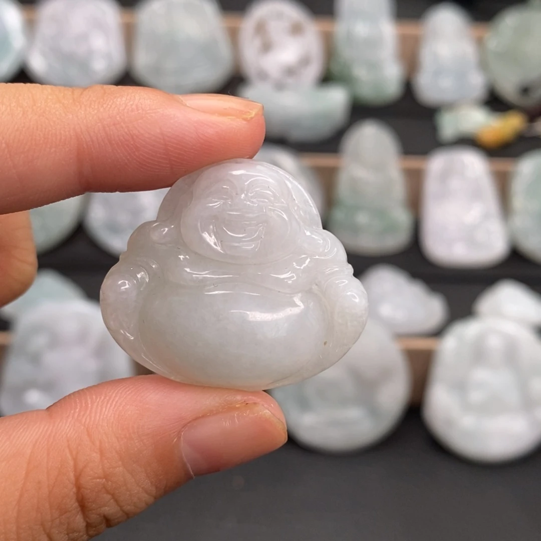 颈饰未镶嵌翡翠佛公