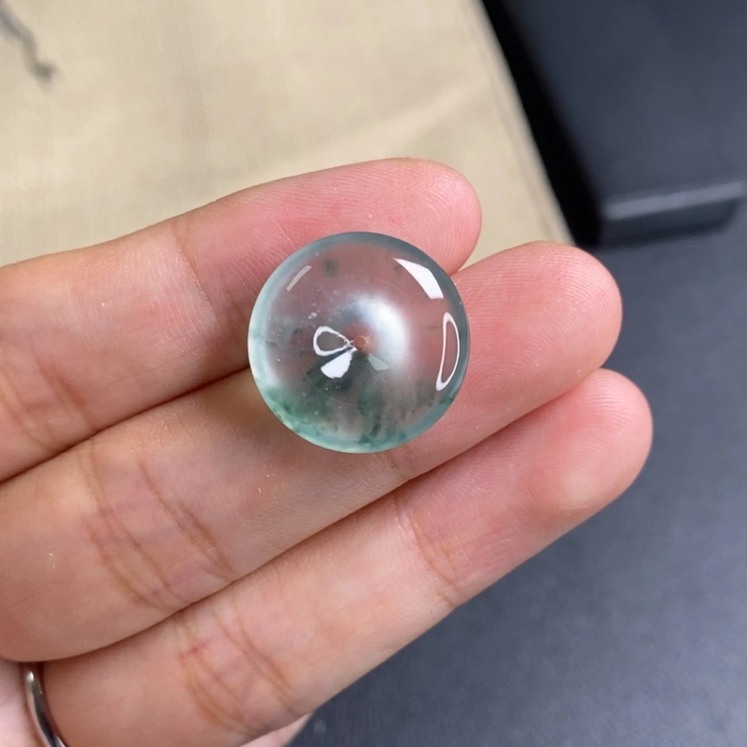 翡翠未镶嵌颈饰玻璃钢扣子