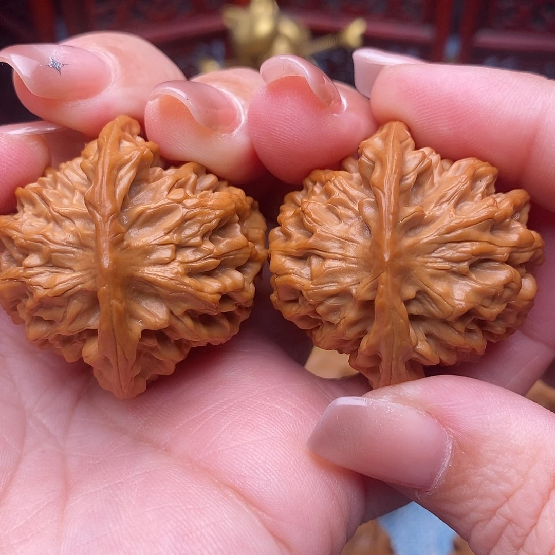 把件文玩核桃38全品绝配野生秦闷