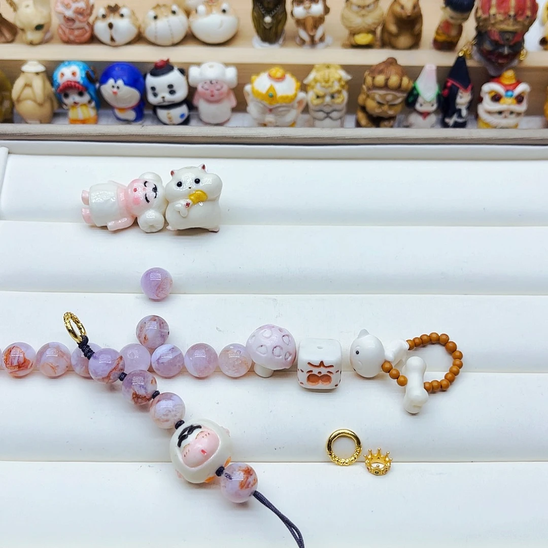 其他鹿骨手工打磨配饰