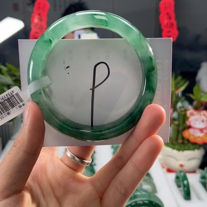 石英质玉手镯未镶嵌天然A货非洲翠手镯