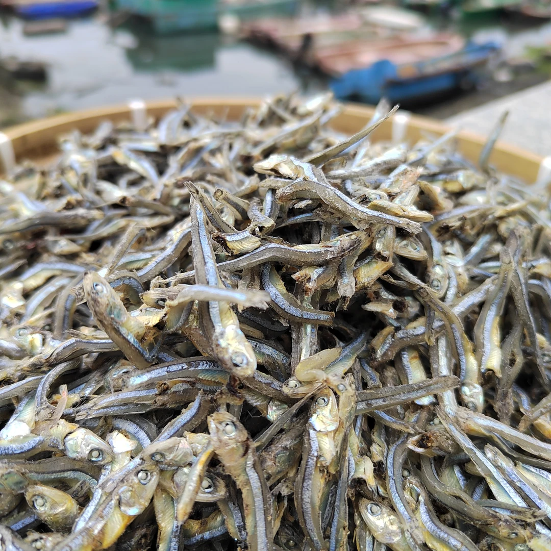 熟晒公鱼仔即食炒菜蒸豆豉