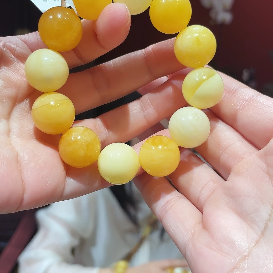 蜜蜡未镶嵌颈饰蜜蜡