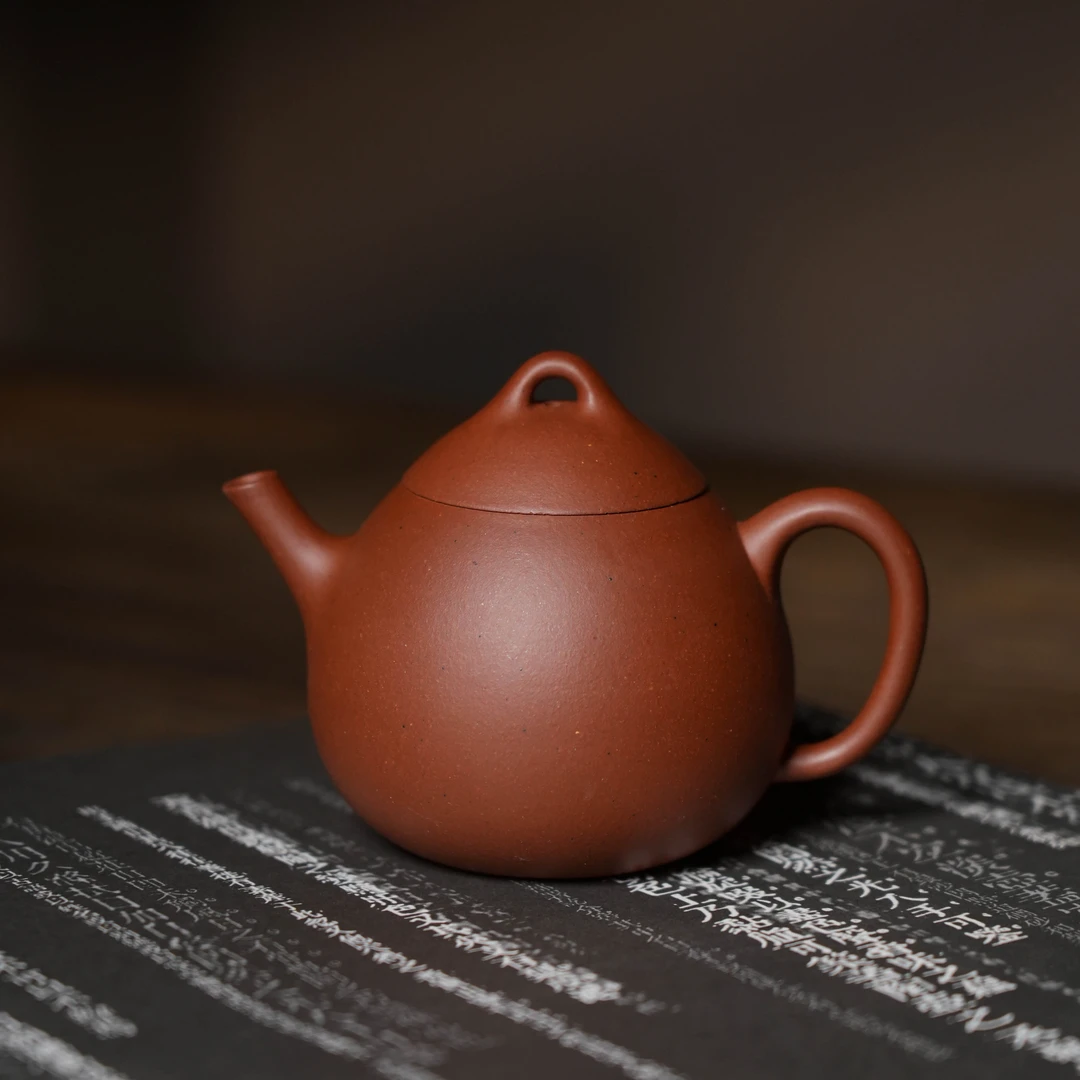 【器韵堂 慕古】爱权壶 原矿红皮龙 约175cc 紫砂壶 HPL