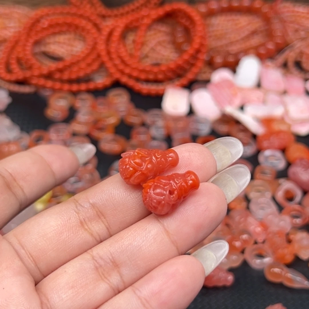 大***李南红玛瑙未镶嵌吊坠(不含链)