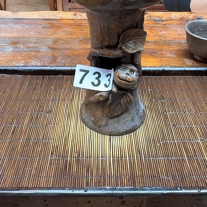 纯手工制作粗陶茶具