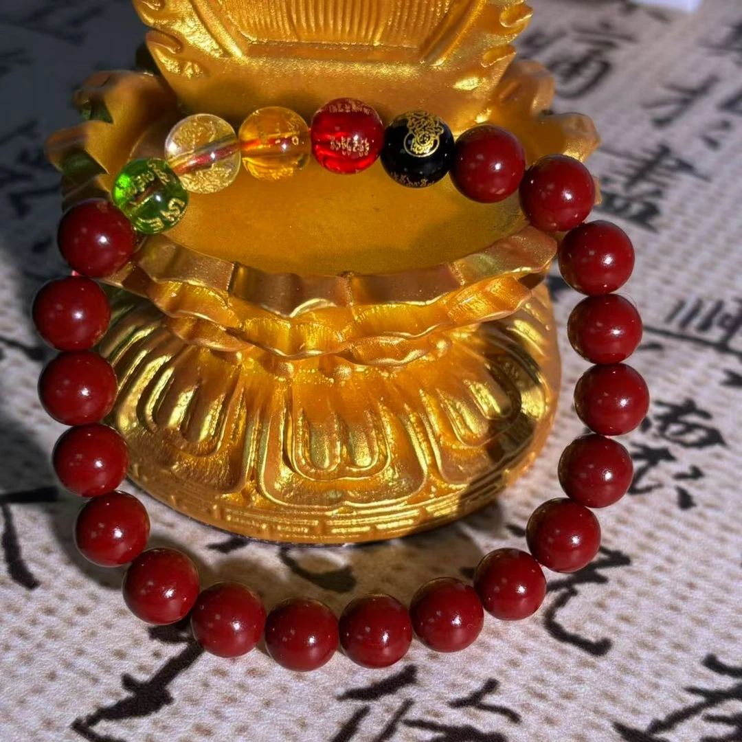 含辰砂工艺品时尚经典朱砂DIY手串ZH1101211