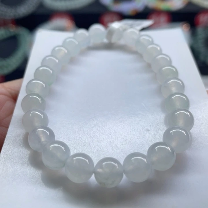 未镶嵌手链翡翠卡7.5