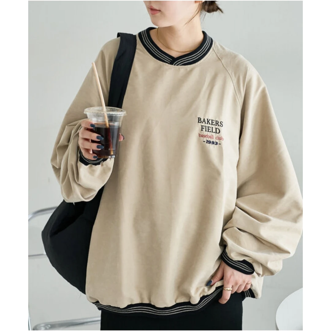 【Montendre】D 秋季新款 休闲简约百搭宽松圆领卫衣