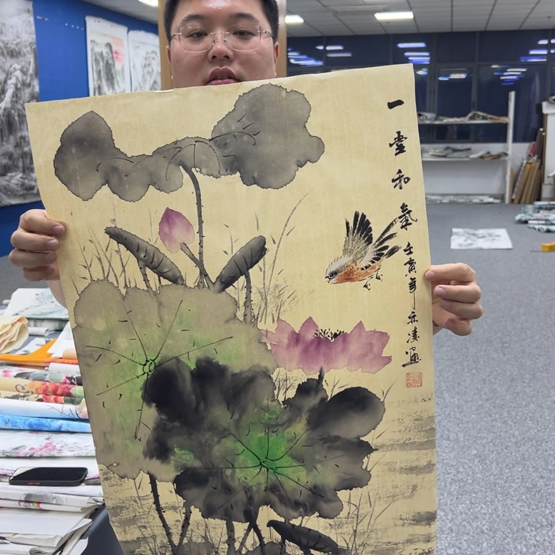 国画纯手绘字画教程分享