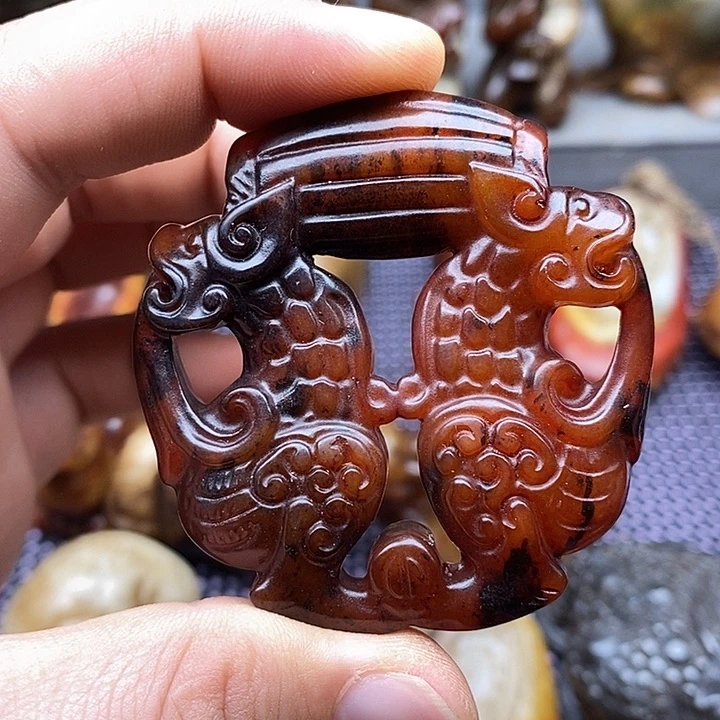 未镶嵌蛇纹石玉颈饰
