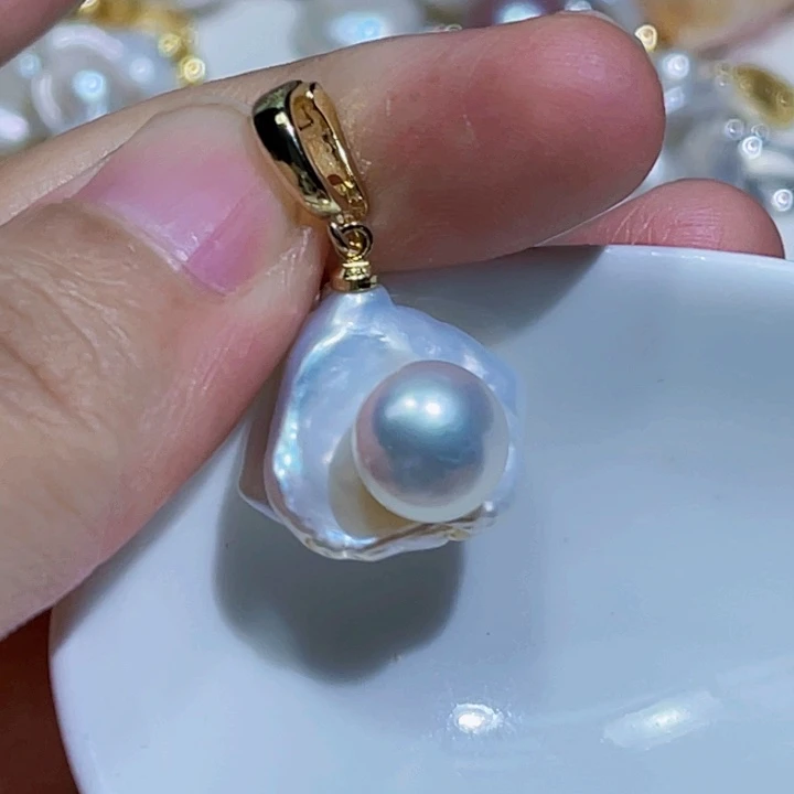 颈饰未镶嵌淡水珍珠