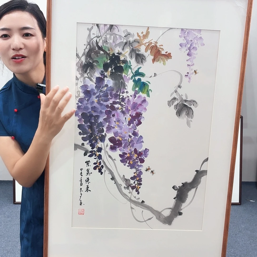 国画手绘作品90×60尺寸