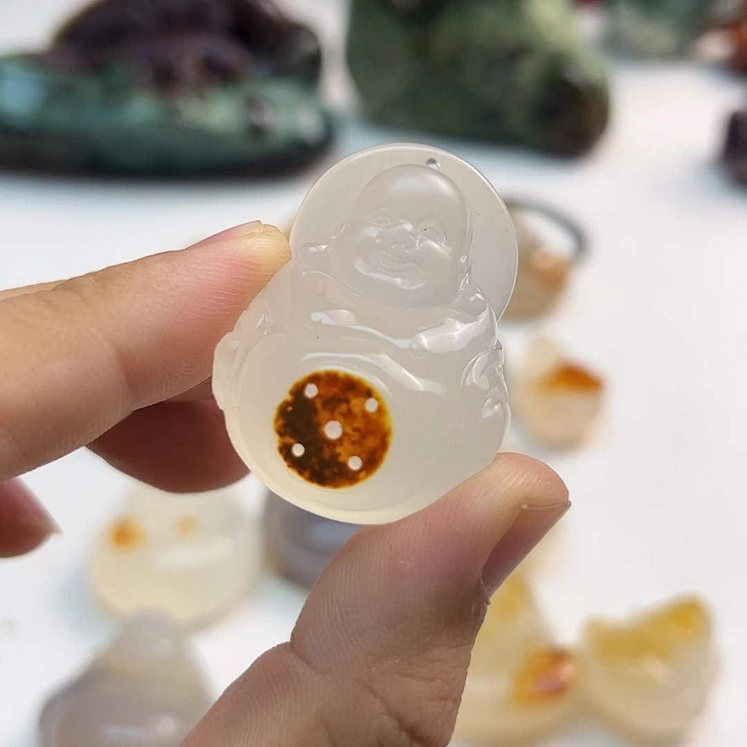 重***生玛瑙/玉髓未镶嵌颈饰