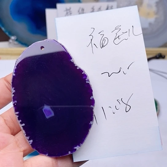 玛瑙/玉髓颈饰未镶嵌福*儿