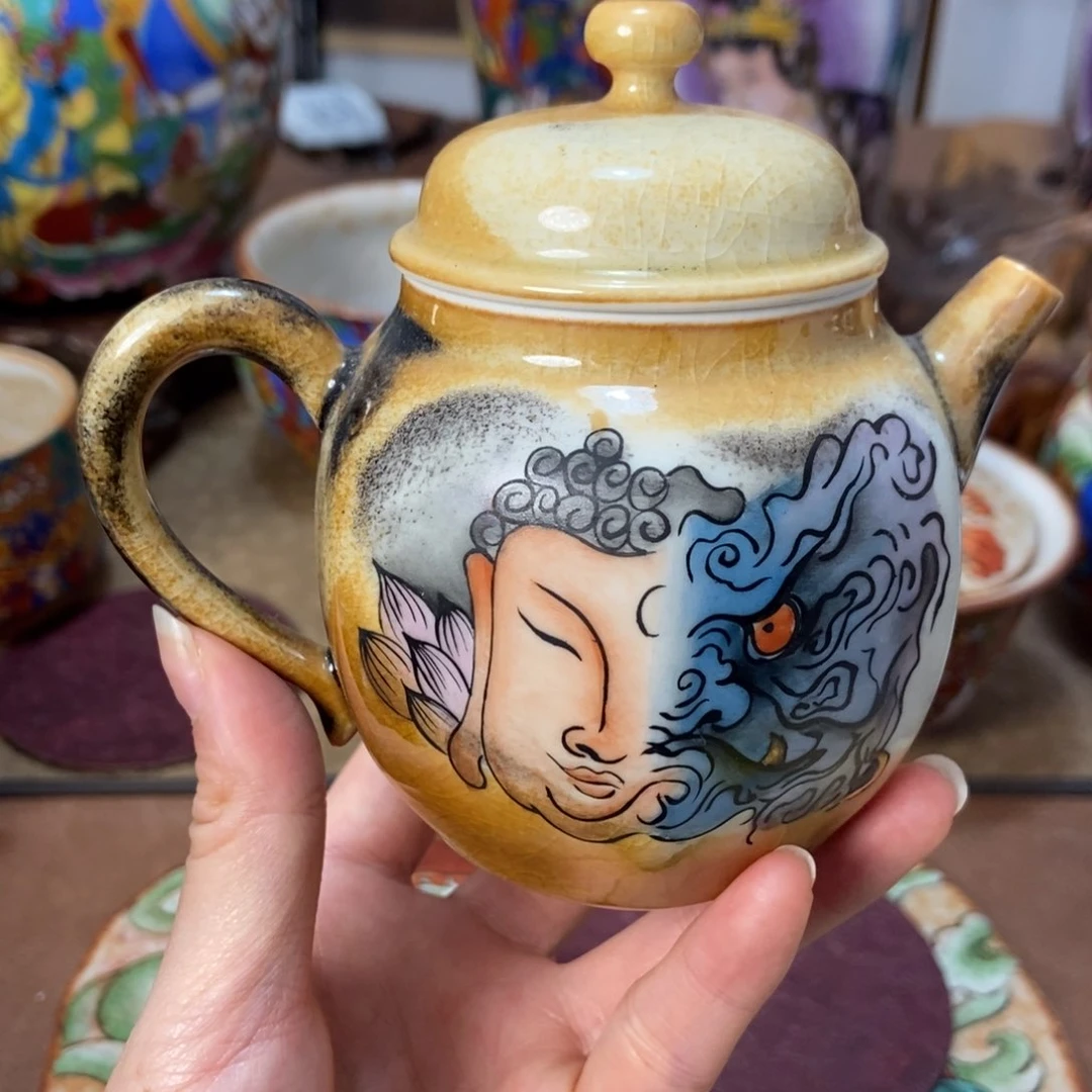 手工绘画国潮壶福利