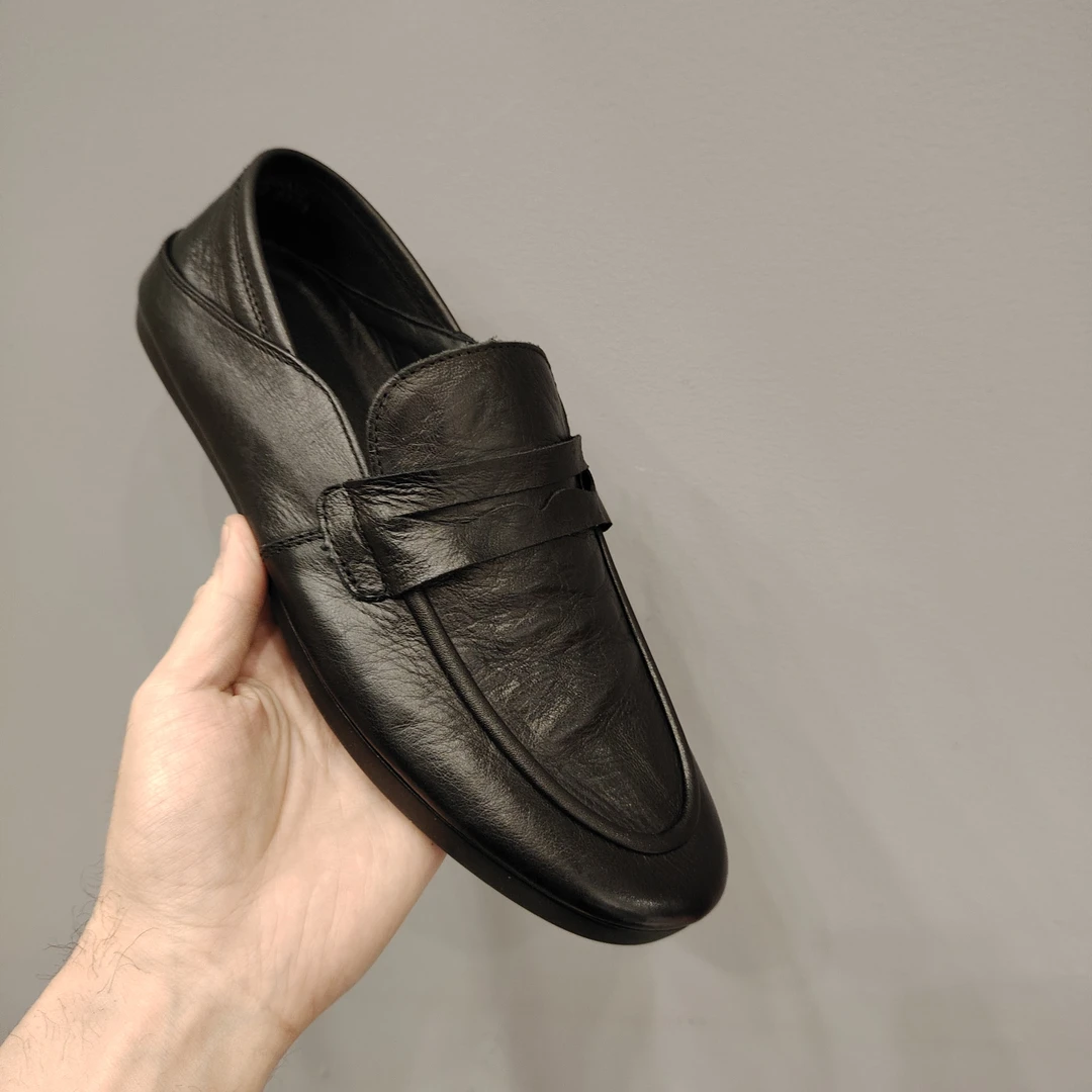 新款到货爆款时尚男士豆豆鞋25009黑色