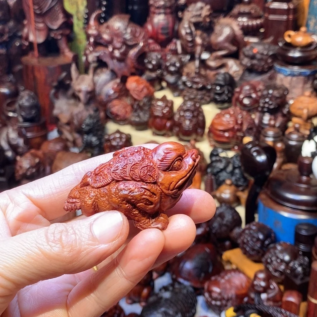 檀香紫檀（小叶紫檀）金蟾