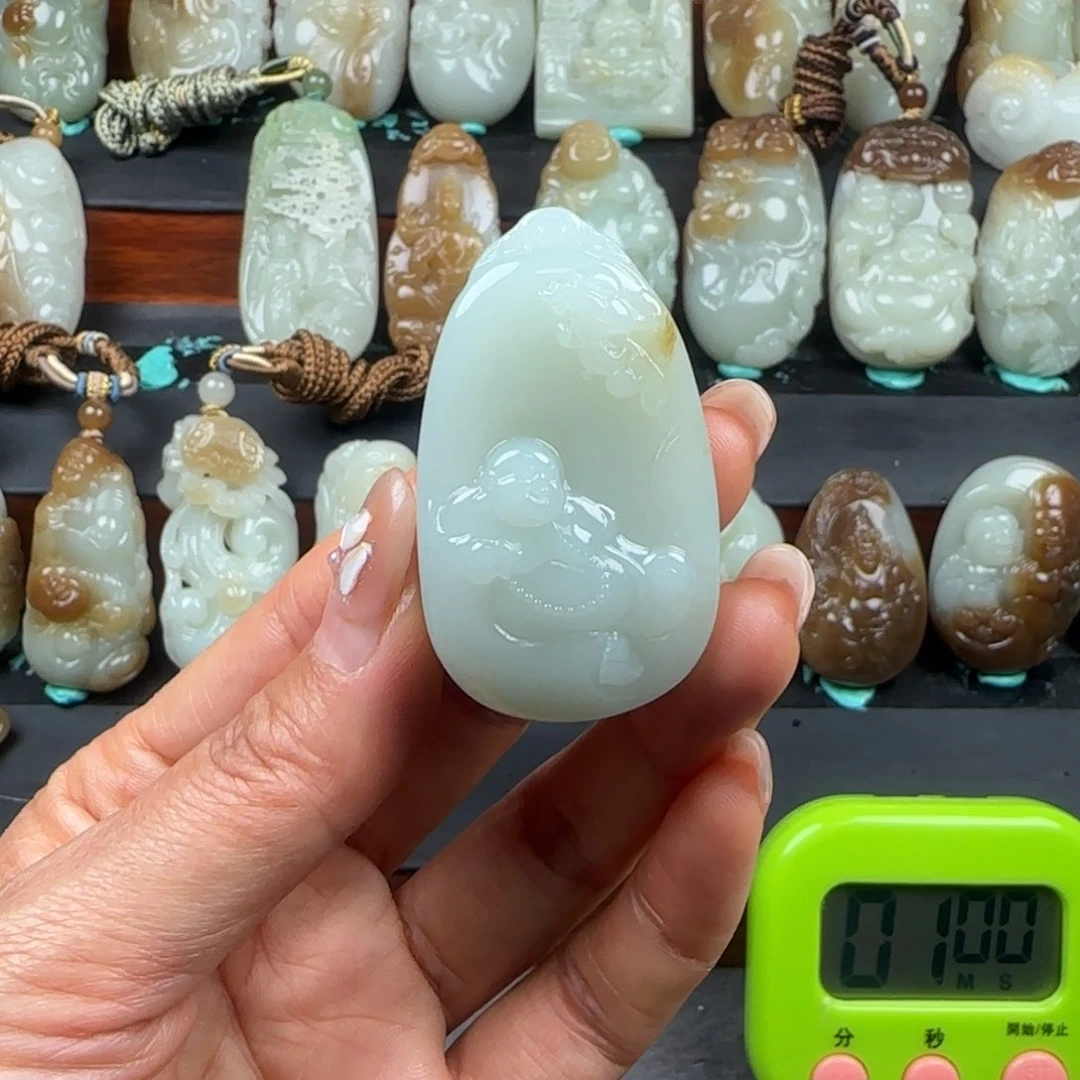 和田玉挂件未镶嵌简*