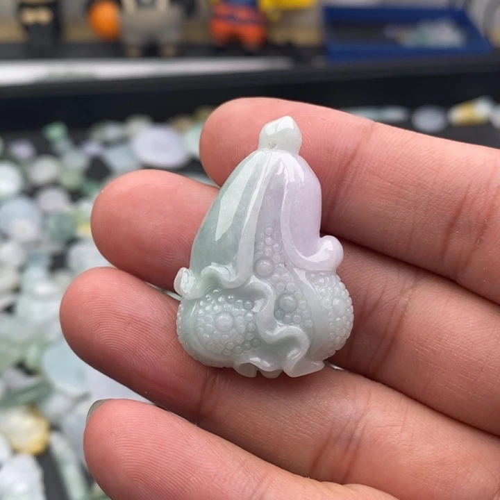 翡翠未镶嵌吊坠(不含链)031