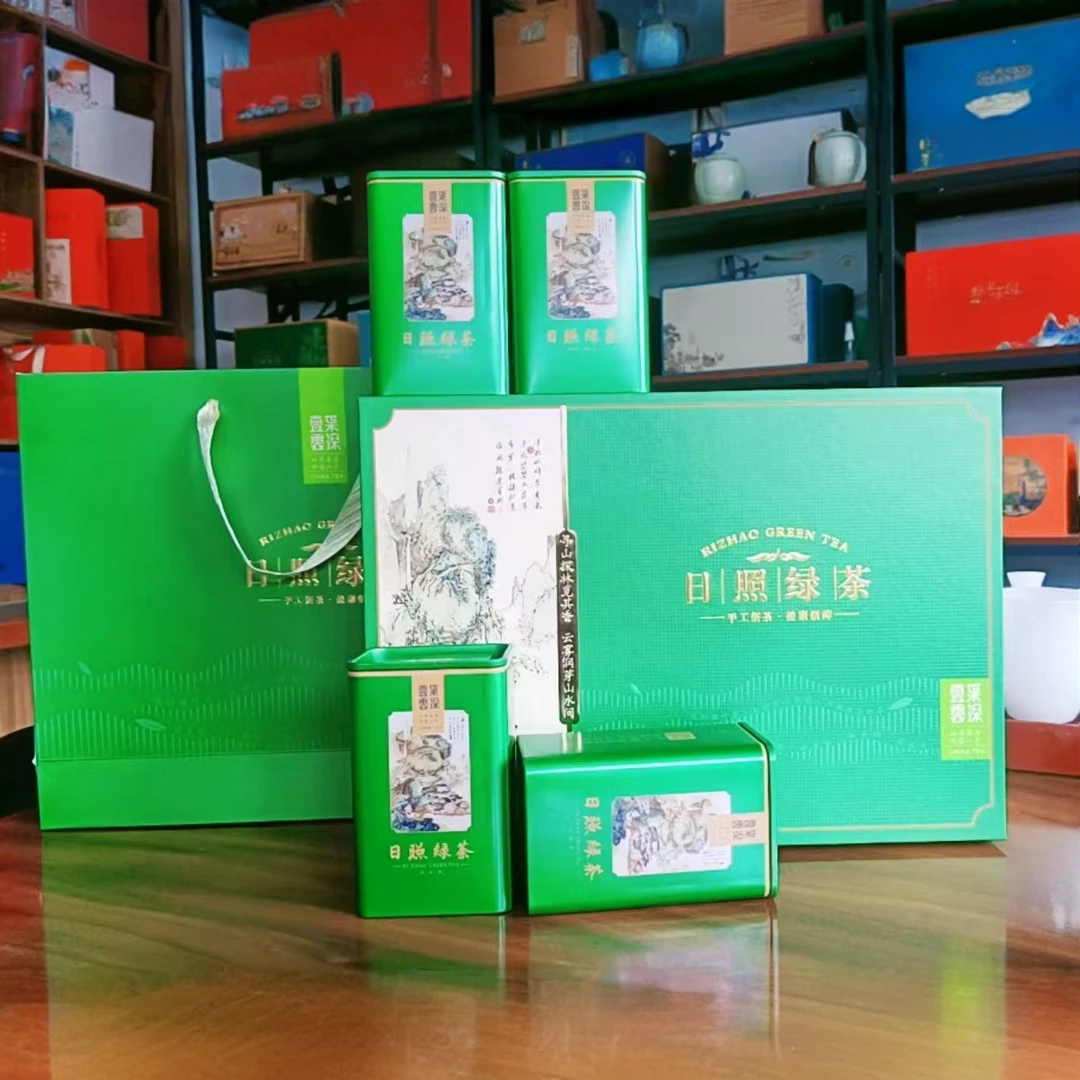 日照绿茶2025年春茶日照绿茶礼盒板栗香