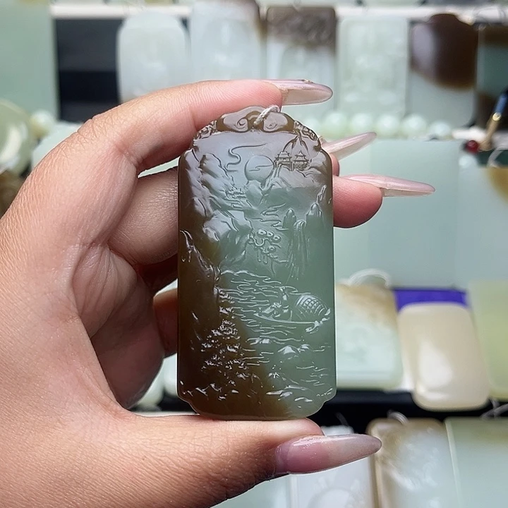 颈饰未镶嵌和田玉