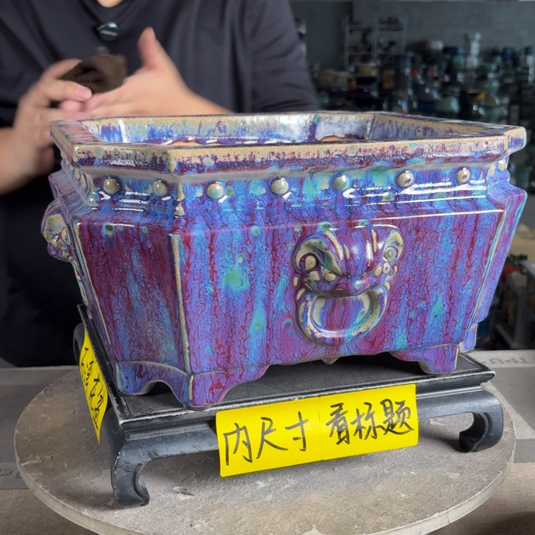 。一风堂石湾花盆 内30*14