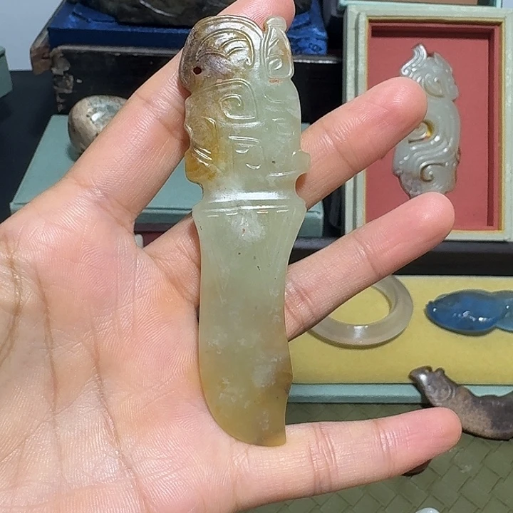 石***壳和田玉未镶嵌颈饰