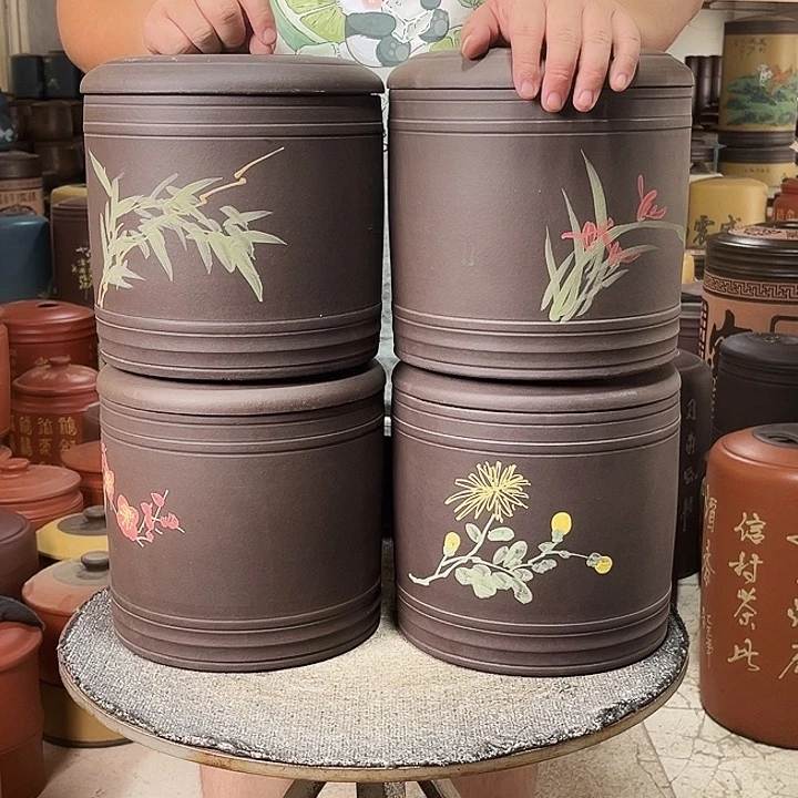 紫砂茶叶罐茶叶罐