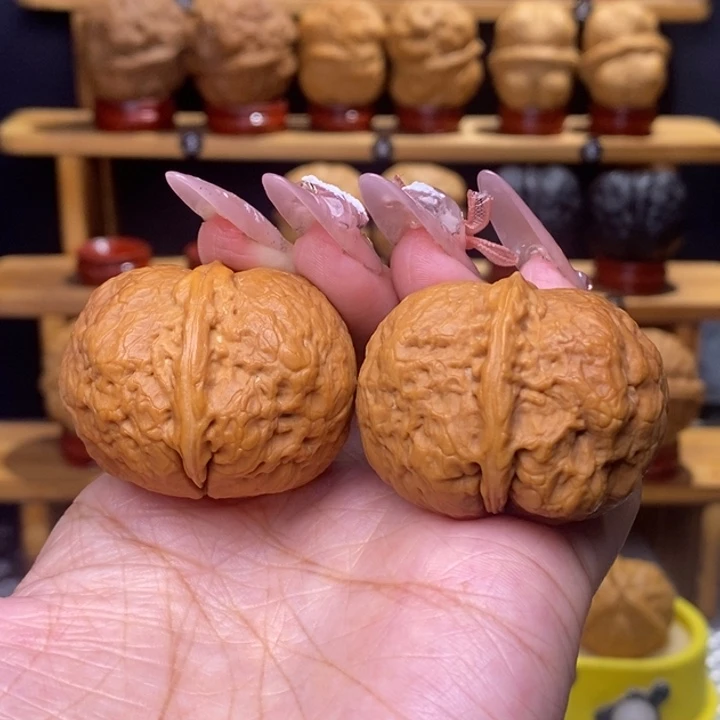 把件文玩核桃保山化石19号40尺