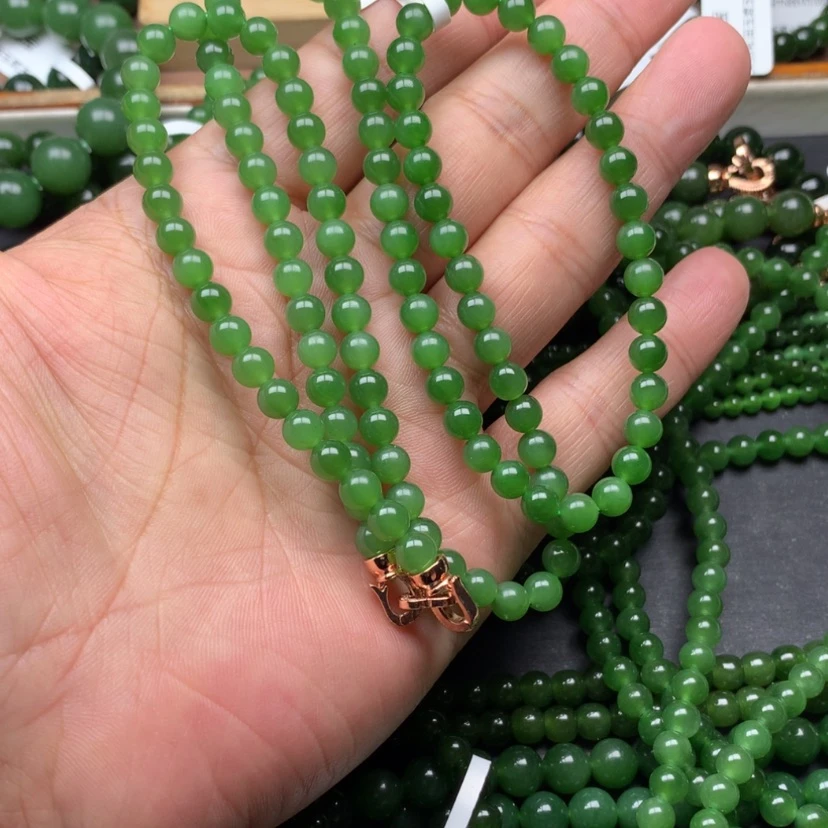 【闪购商品】颈饰未镶嵌和田玉（碧玉）巧***高6