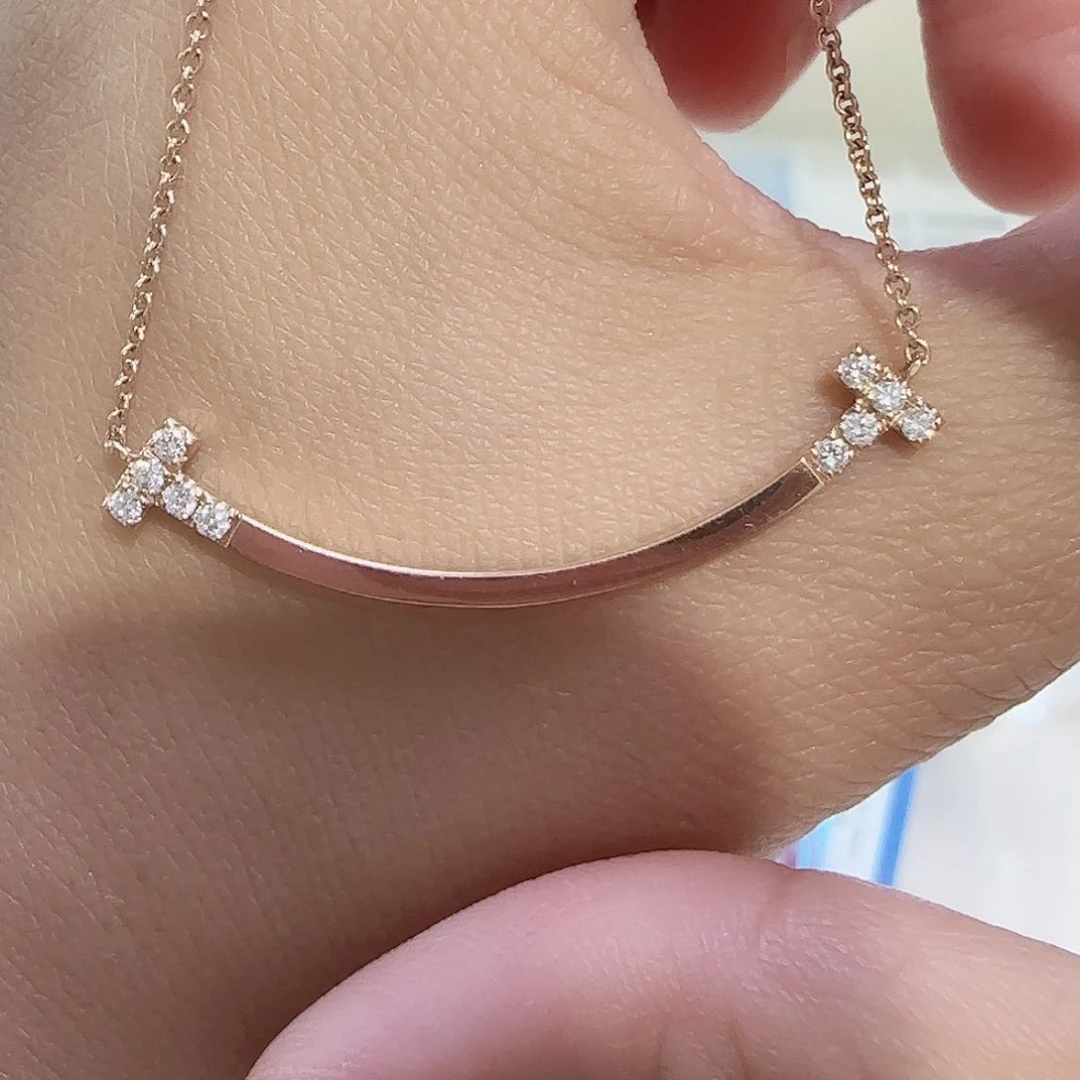 套链18K金镶嵌天然钻石