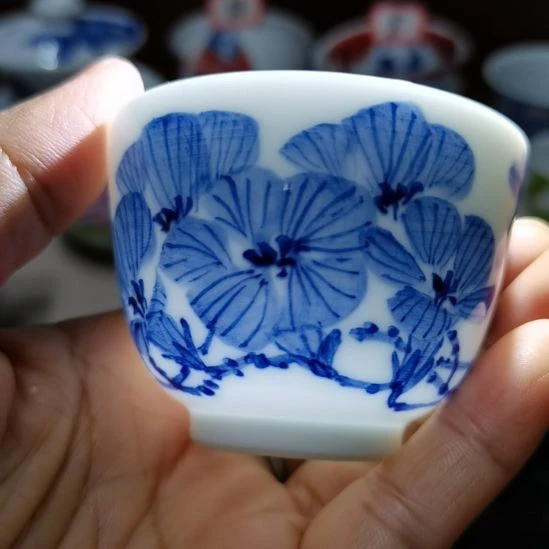 杯张学鸿老师青花