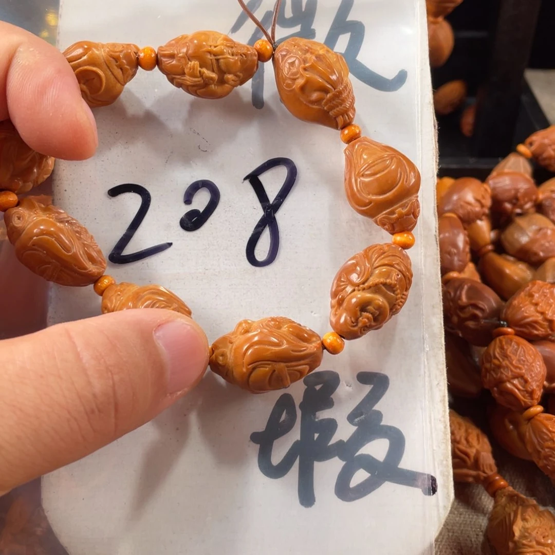 橄榄核手串/手链橄榄核雕工艺手串 瑕疵介意勿拍