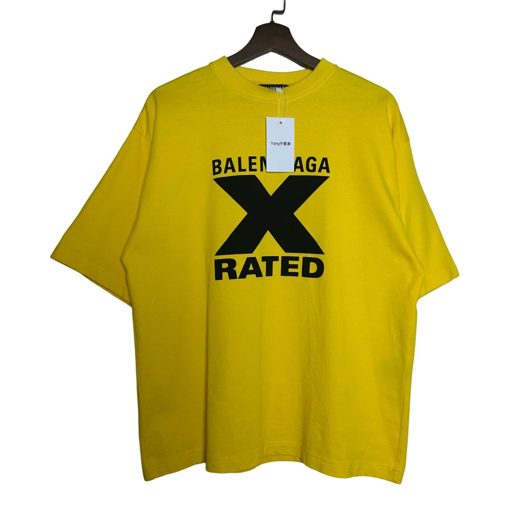 99新 Balenciaga/巴黎世家 巴黎世家X印花短袖/99新/xxs码