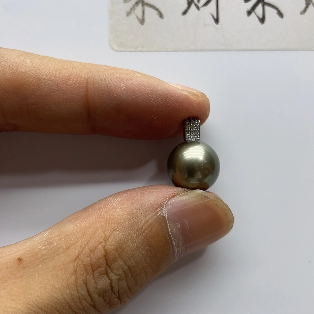 海水珍珠18K金镶嵌颈饰