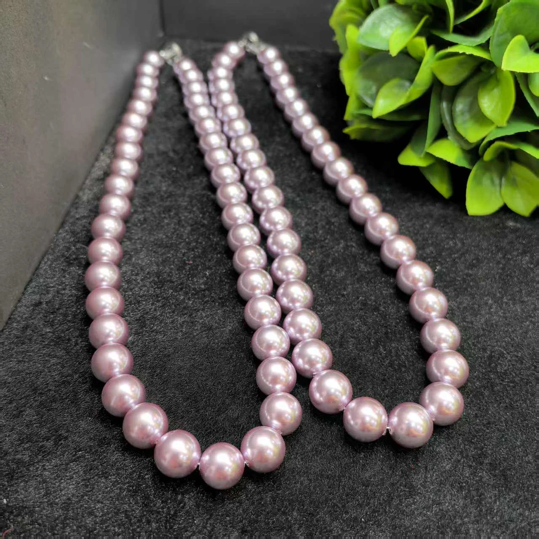 江德洋珠宝C10067紫极神光海神帝龙珠贝珠项链-多样性发只发一件