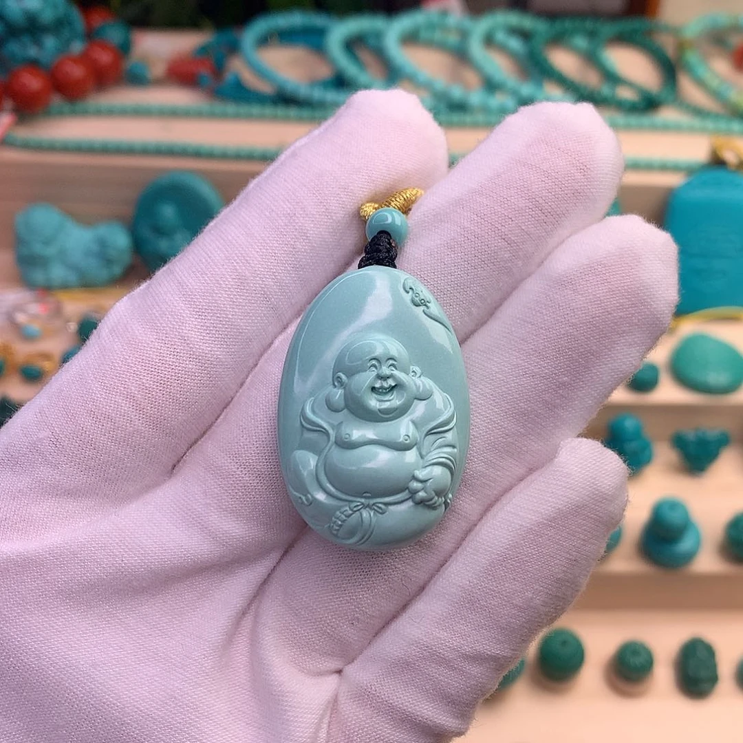 绿松石珠宝半成品未镶嵌