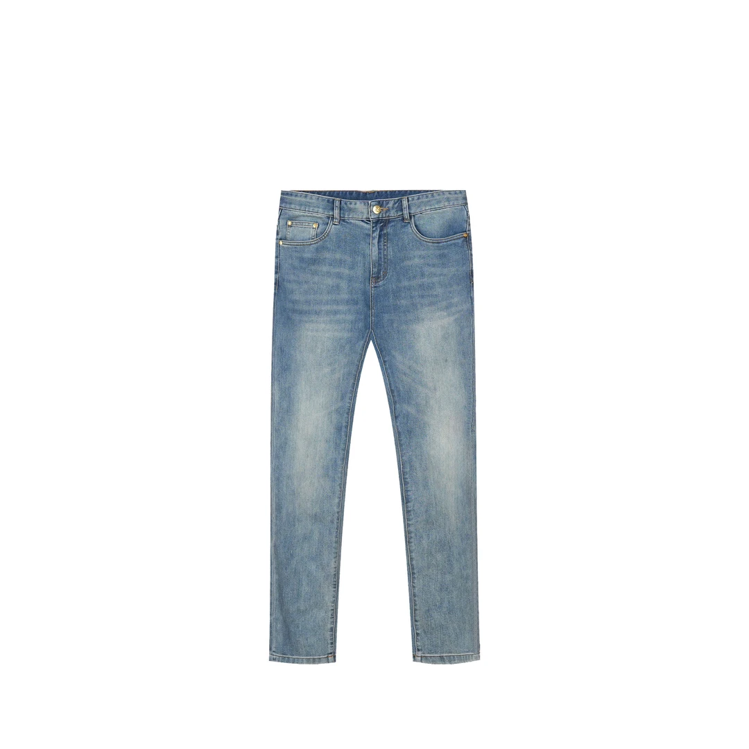 朗尼芬迪新款春夏潮流时尚直筒显瘦牛仔裤7319448306