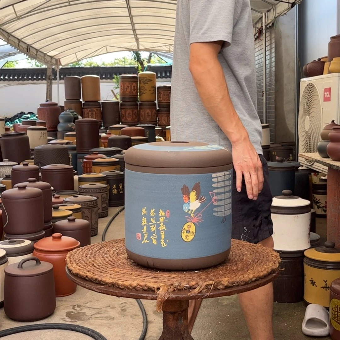 紫砂茶叶罐8 饼茶叶罐