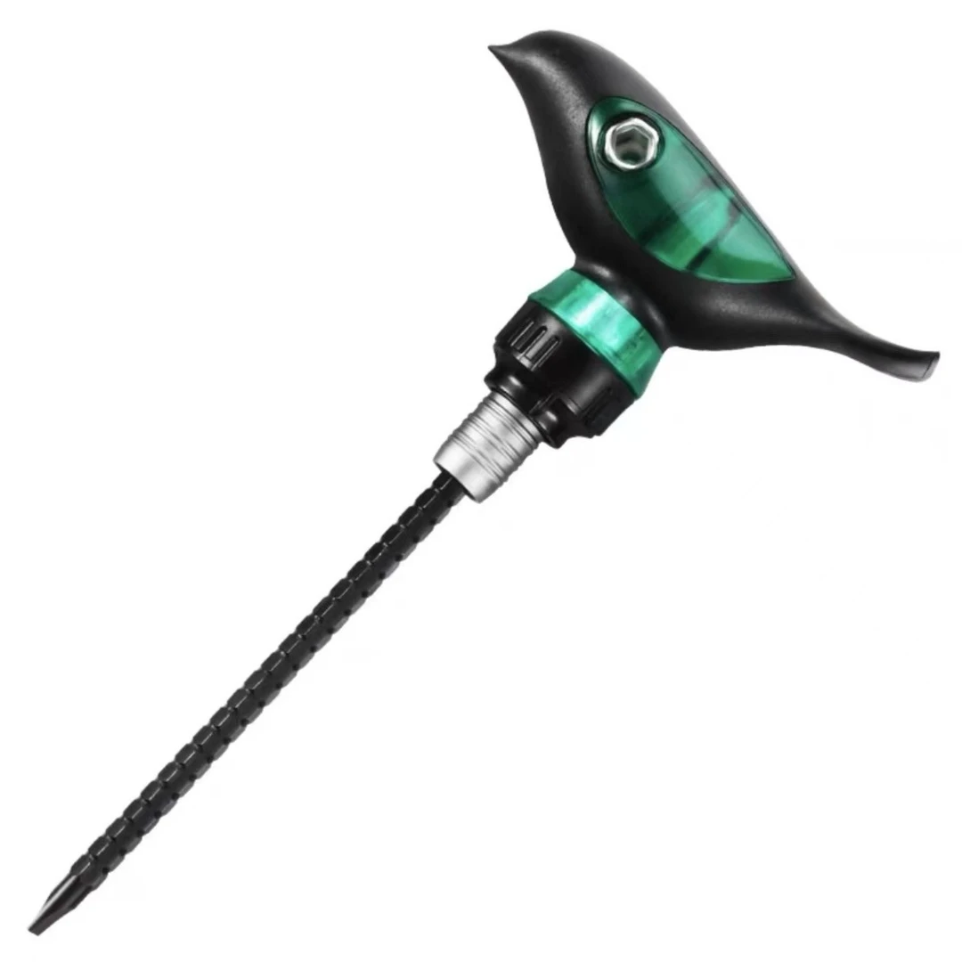 小鸟棘轮螺丝刀强磁设计伸缩两用工具便携实用