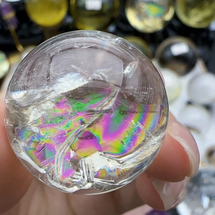 水晶珠宝半成品未镶嵌微瑕J2