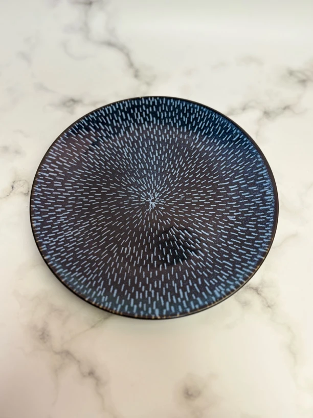 465默认微瑕陶瓷盘子繁星西餐盘菜盘餐具家用8.6英寸22cm