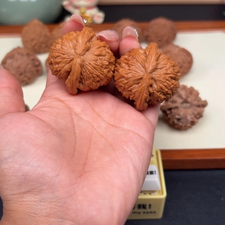 把件文玩核桃全品球白41