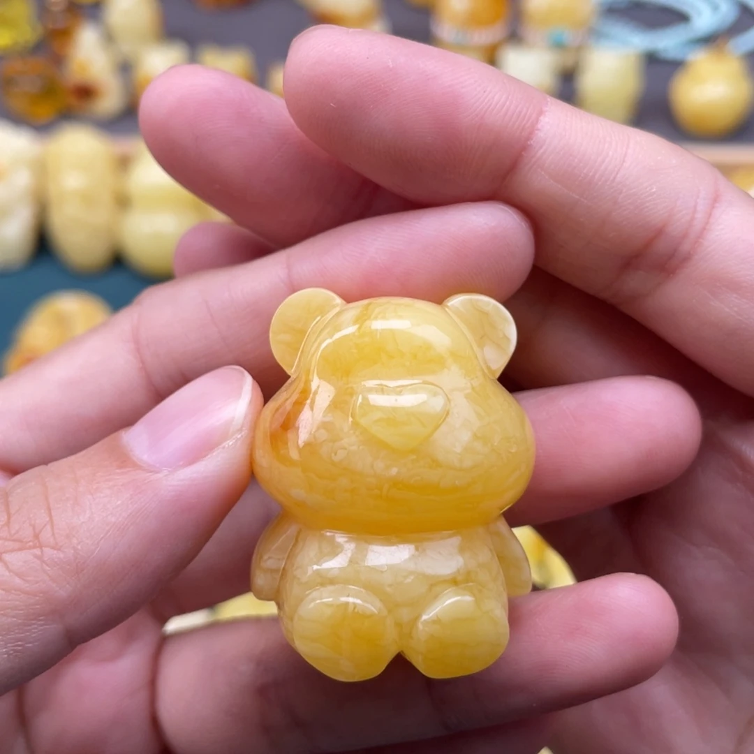 裸石琥珀未镶嵌蜜蜡