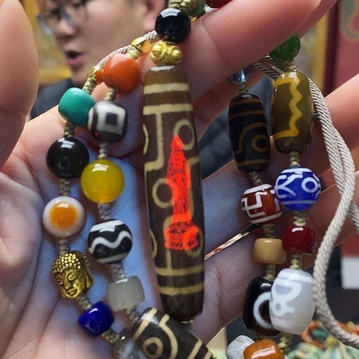 玛瑙/玉髓合金颈饰
