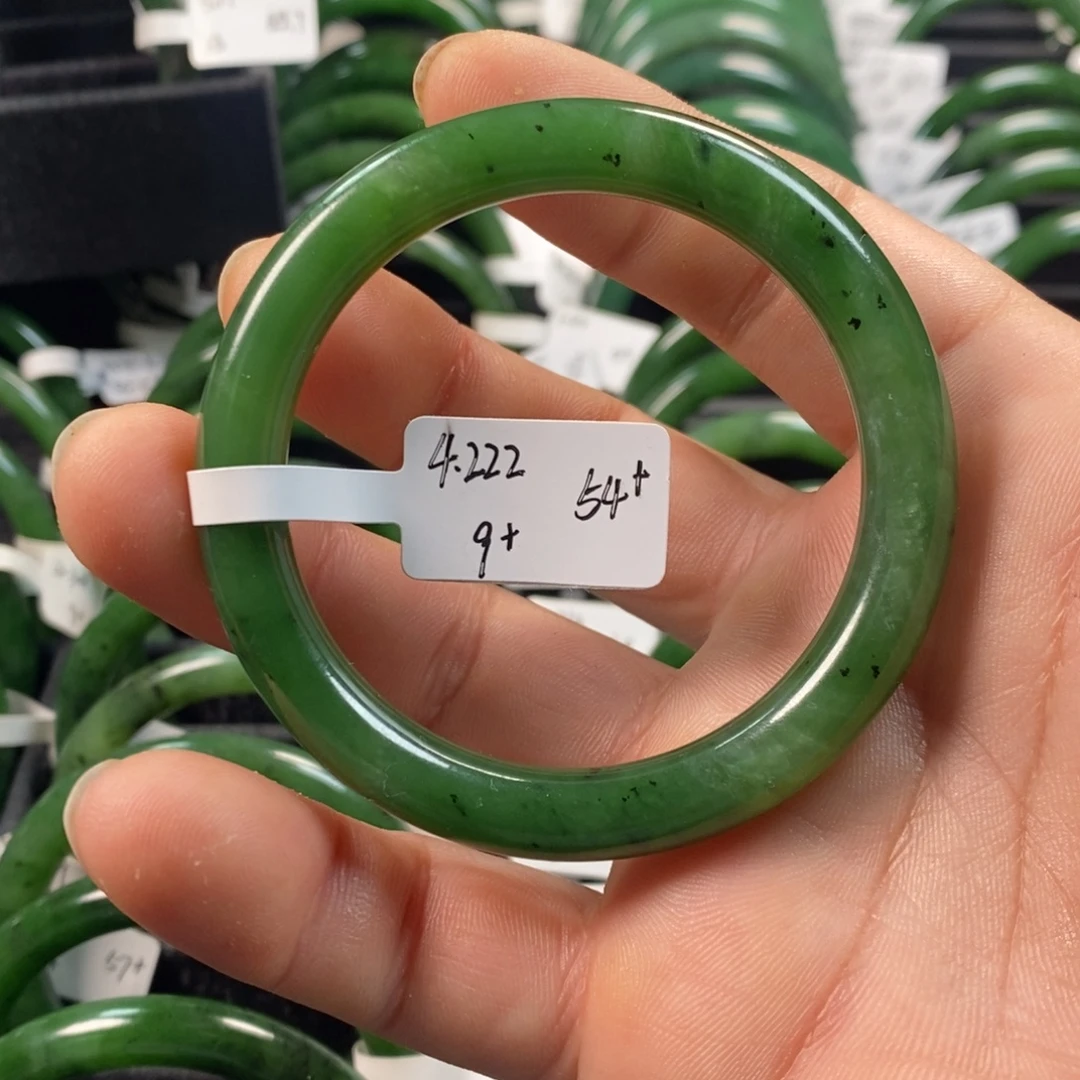 和田玉（碧玉）未镶嵌手镯54